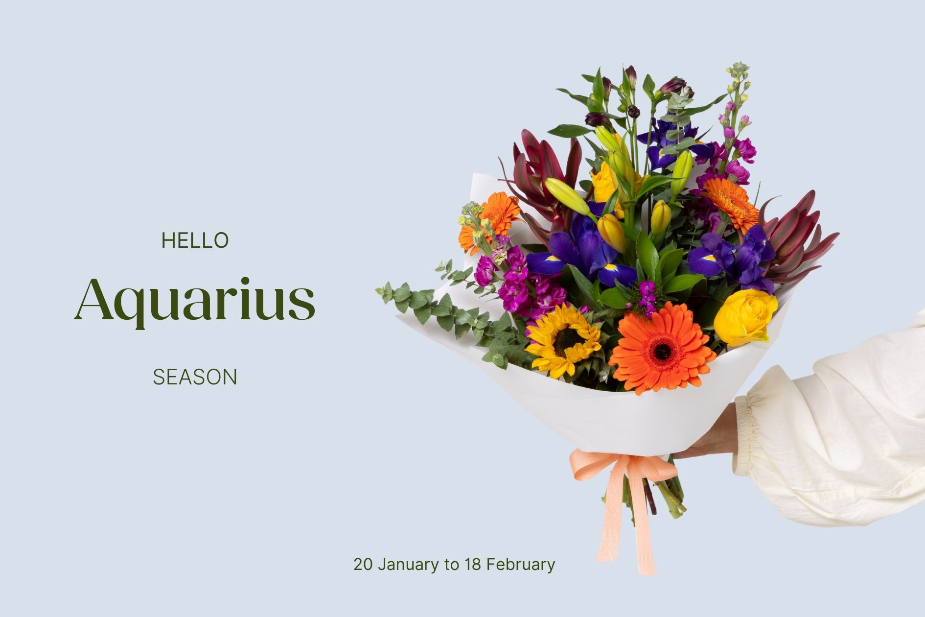 Aquarius Season: A Fresh Way to Send Flowers